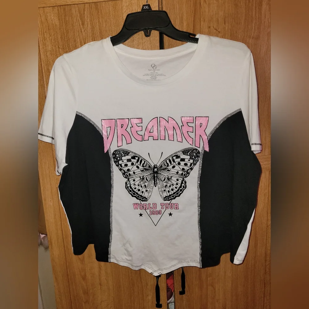 Organic generation dreamer cropped colorblock tee size 3xl NWOT - Picture 1 of 4